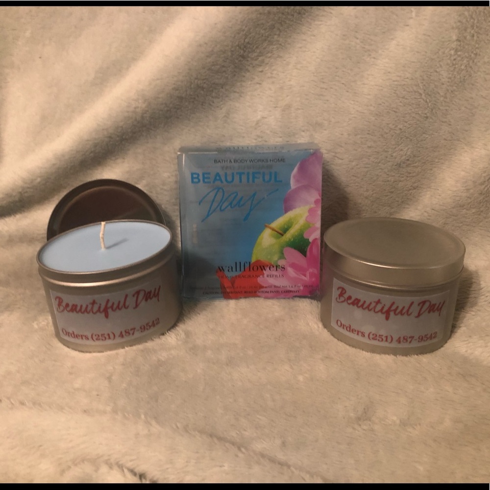 2 B&BW Beautiful Day Scent Candles
